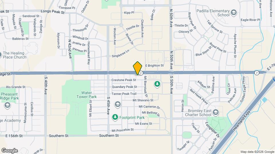 4743 Crestone Peak St Mapa y Detalles de la Ubicación