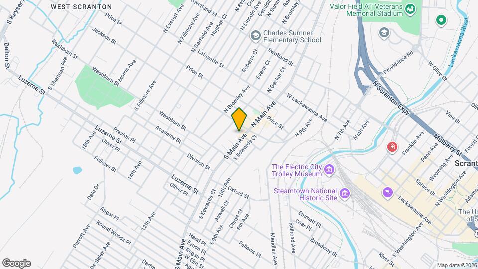 120 S Main Ave Map and Location Details