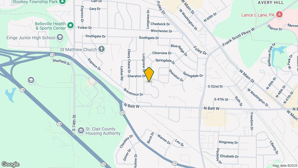 613 Springdale Dr Mapa y Detalles de la Ubicación