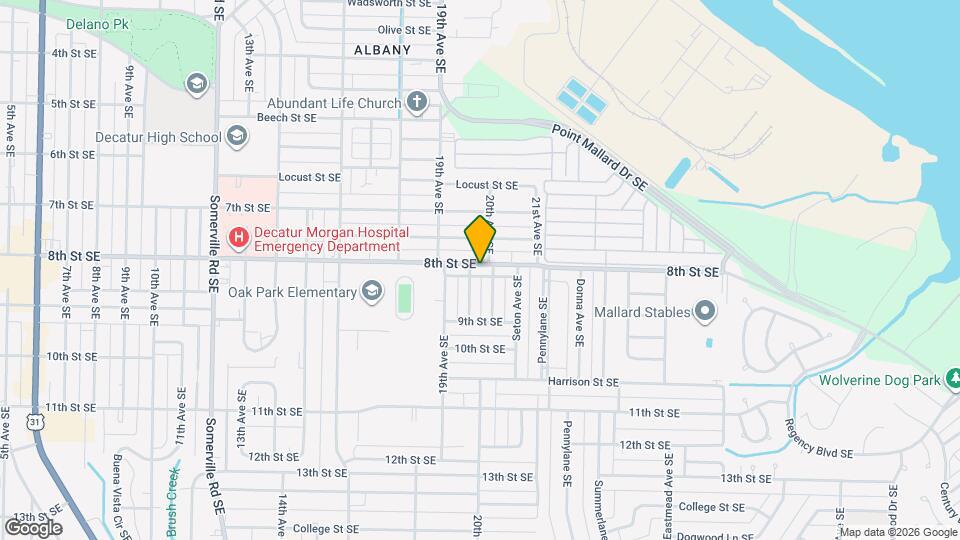 1915 8th St SE Map and Location Details