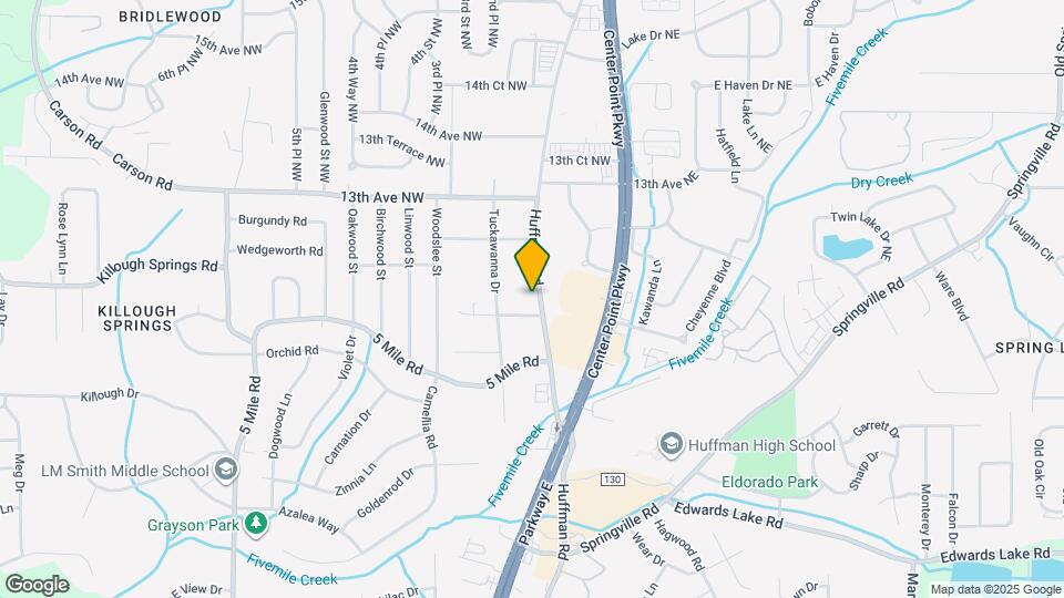 1228 Huffman Rd Map and Location Details