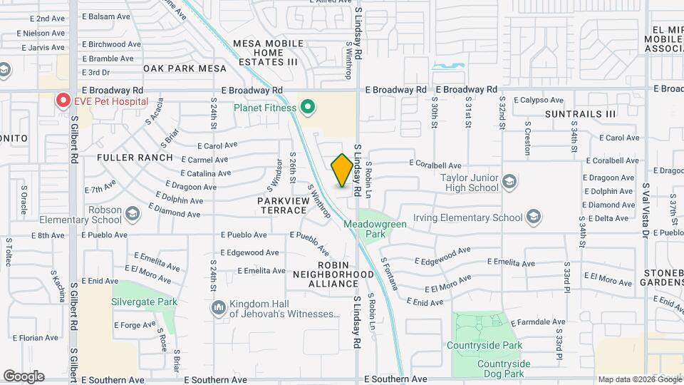 2738 E Dolphin Cir Map and Location Details