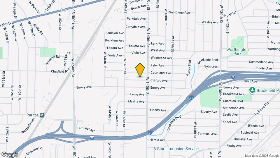 14100 Clifford Ave Map and Location Details