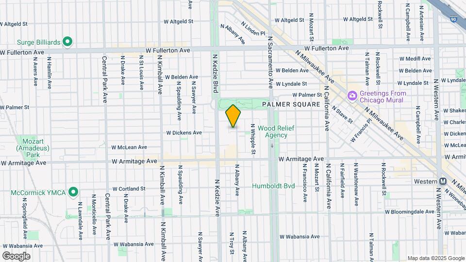 3110 W Dickens Ave Map and Location Details