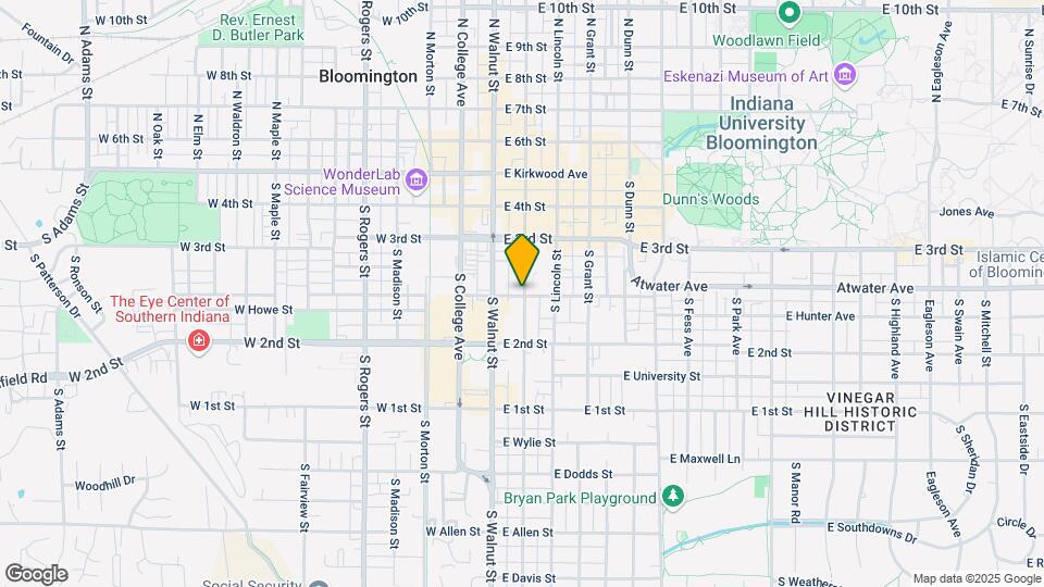 396 S Washington St Map and Location Details