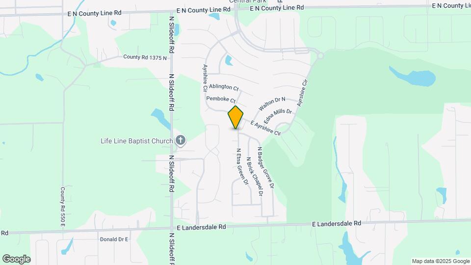 13464 N Etna Green Ct Map and Location Details