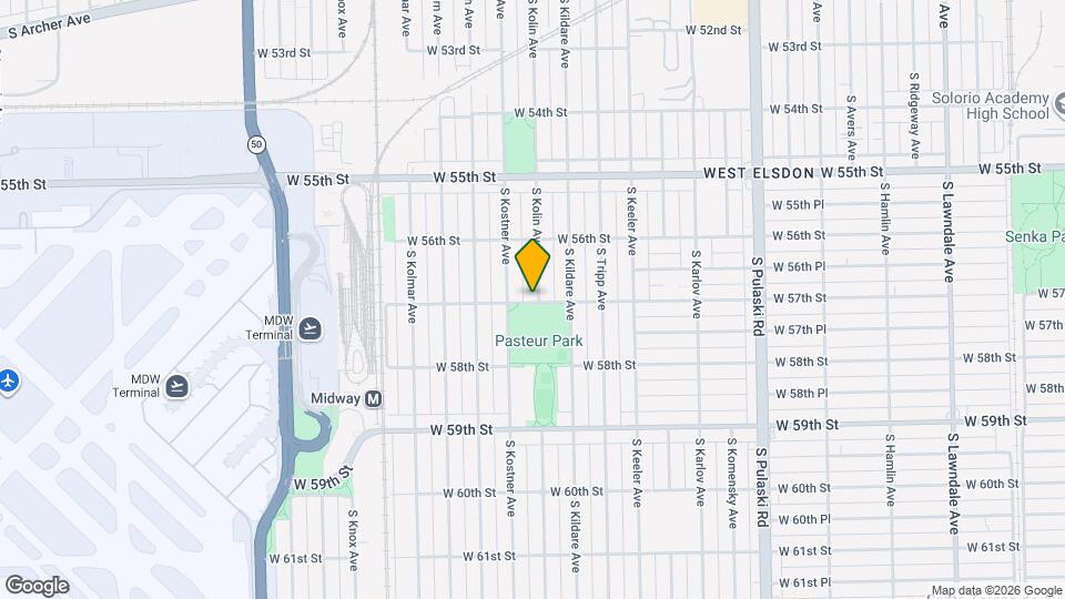 5658 S Kolin Ave Map and Location Details