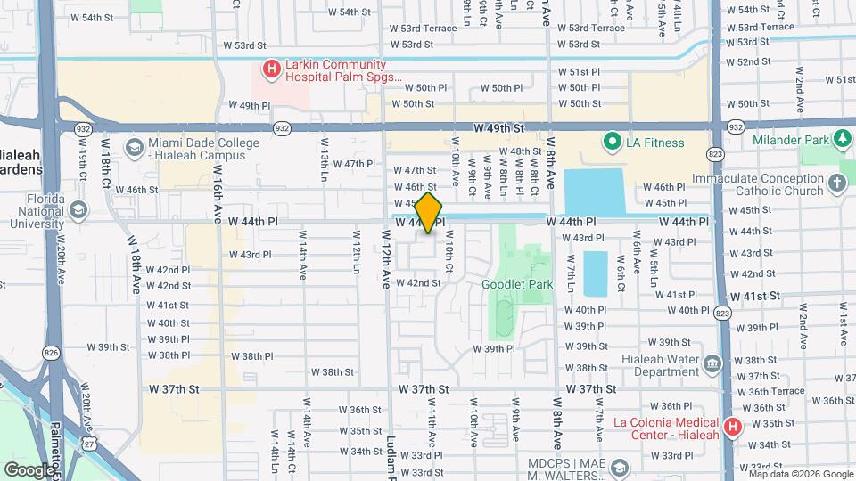 1104 W 44th St Map and Location Details