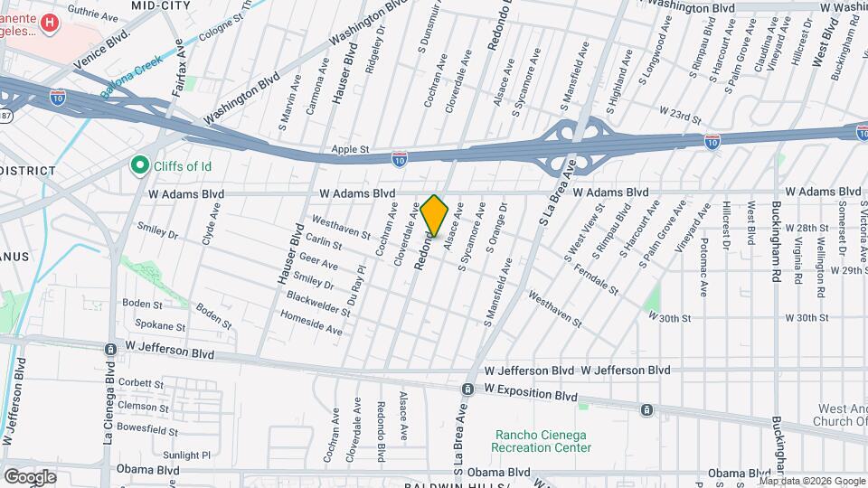 2672 S Redondo Blvd Mapa y Detalles de la Ubicación