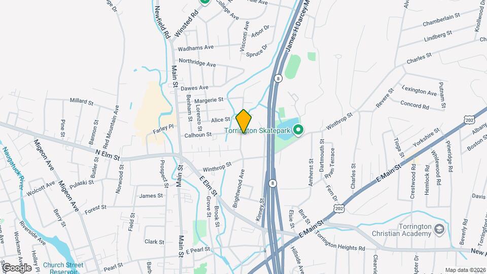 340 Brightwood Ave Map and Location Details