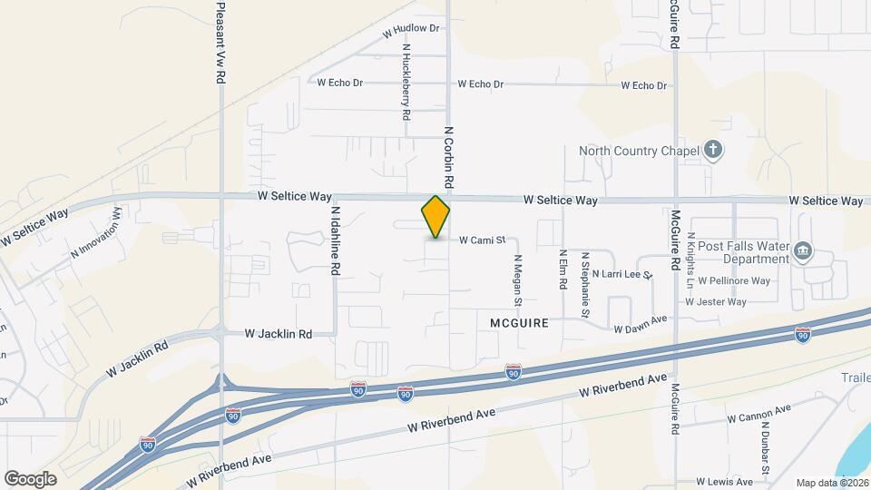 703 N Corbin Rd Map and Location Details
