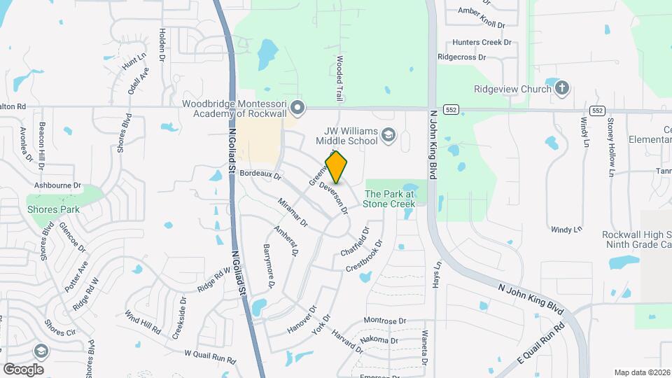 596 Deverson Dr Map and Location Details