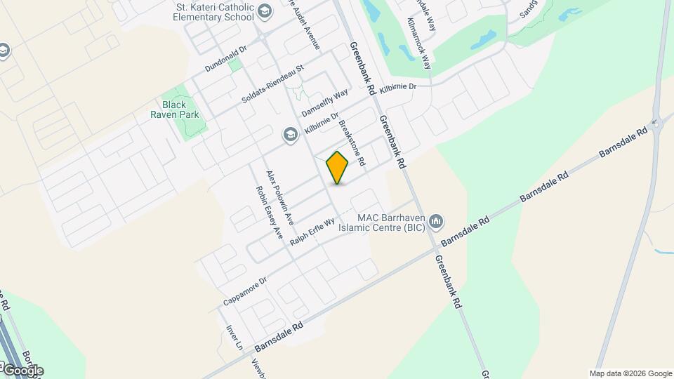 923 Guinness Cres Map and Location Details