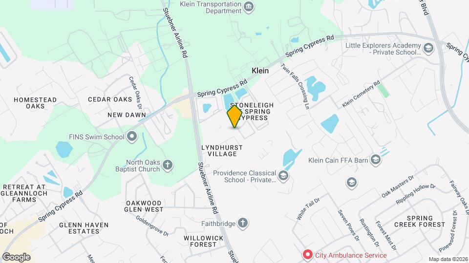 7202 Lyndhurst Village Ln Map and Location Details