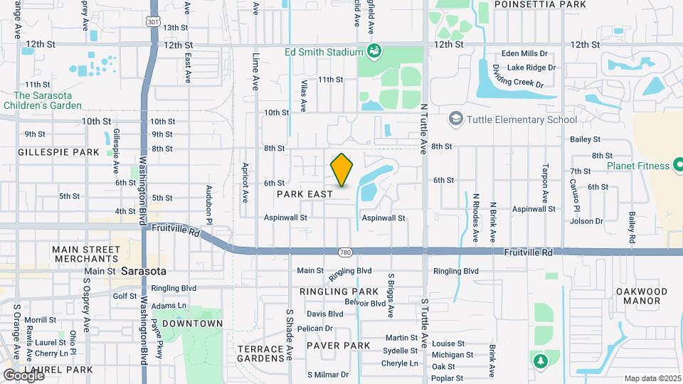 500 N Jefferson Ave Map and Location Details