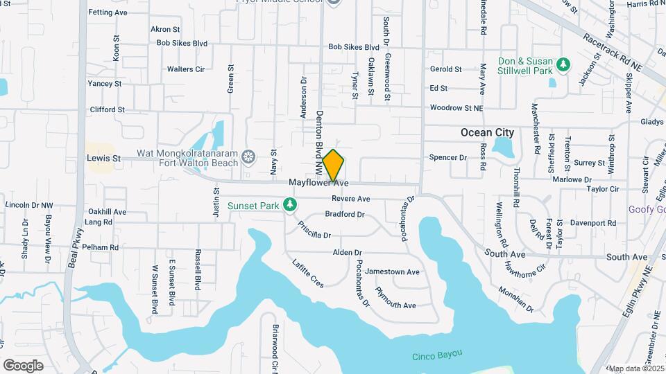 702 Mayflower Ave Map and Location Details