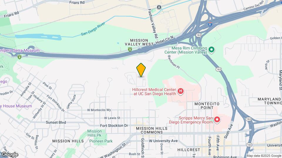 4353 Hawk St Map and Location Details