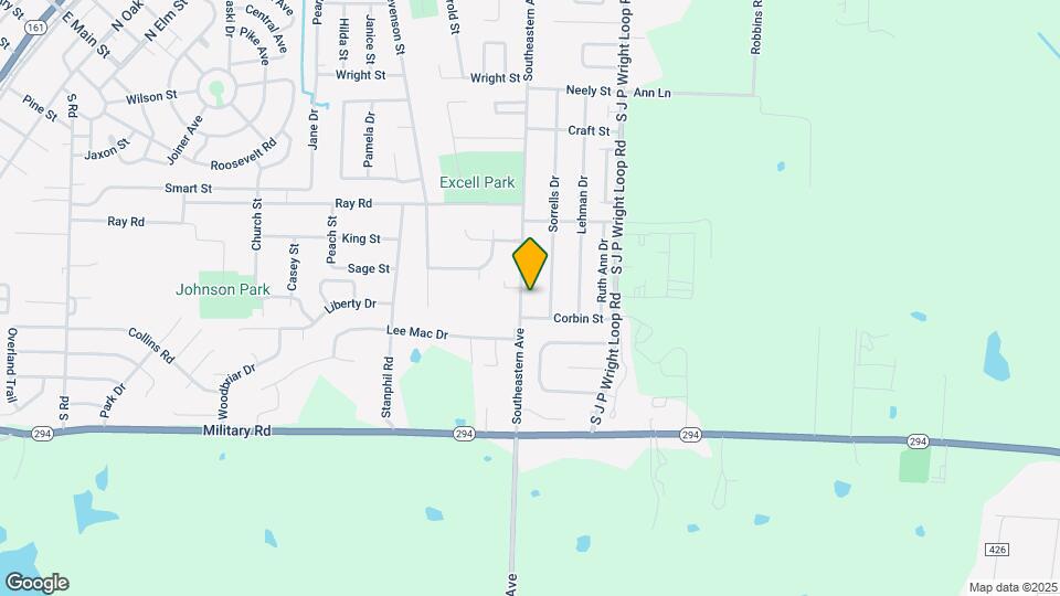 1116 Southeastern Ave Map and Location Details