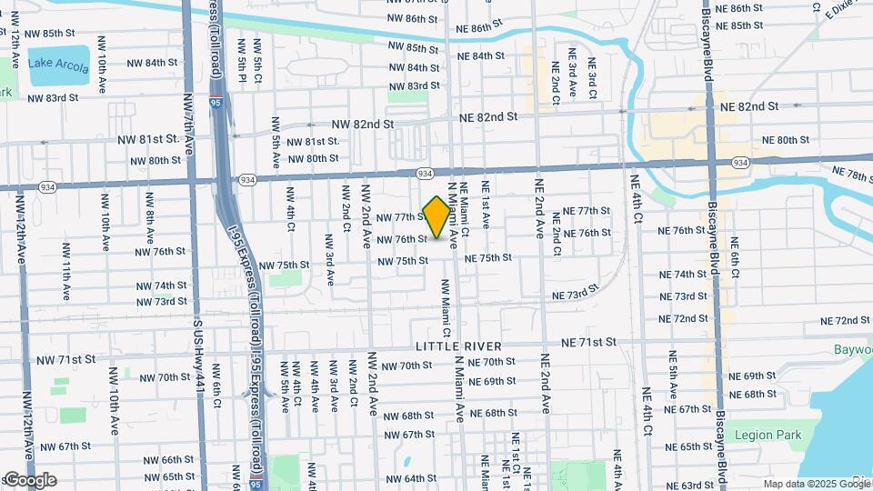 44 NW 76th St Mapa y Detalles de la Ubicación