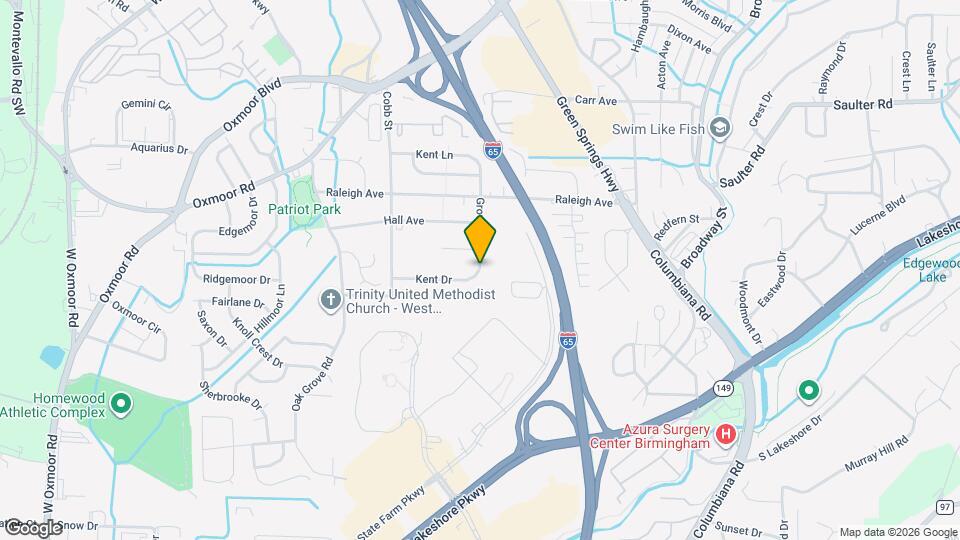 833 Grove St Map and Location Details