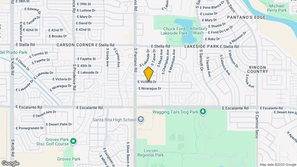 7956 E Victoria Dr Map and Location Details