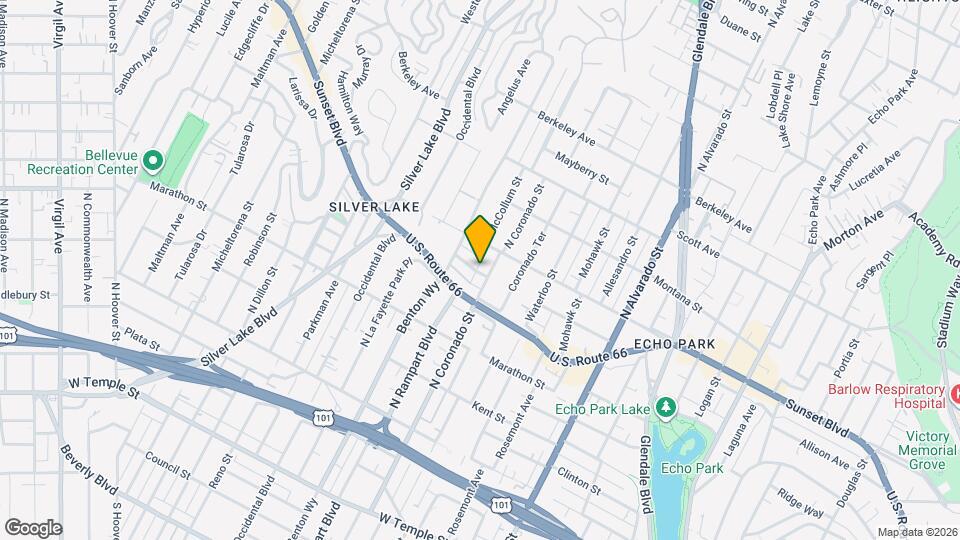 2515 Elsinore St Map and Location Details