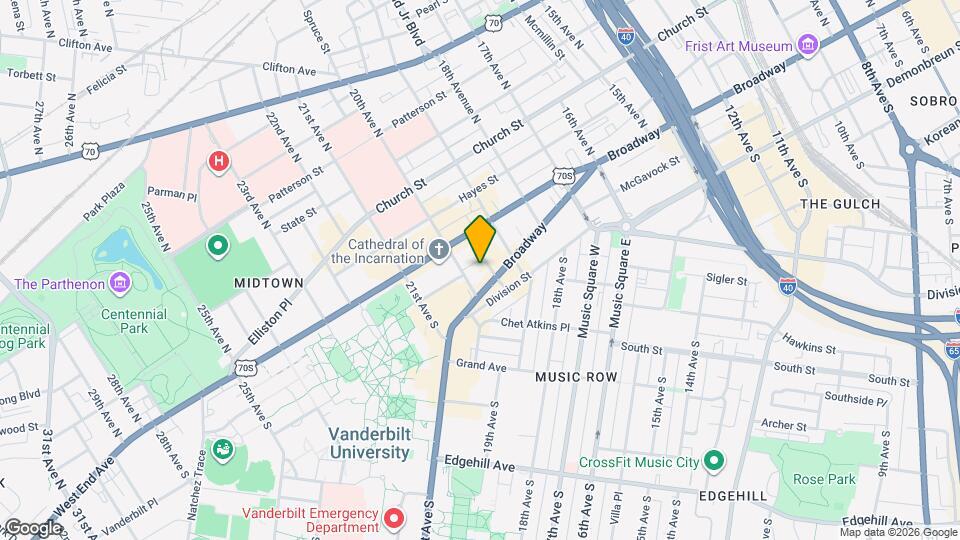 Broadview at Vanderbilt Mapa y Detalles de la Ubicación