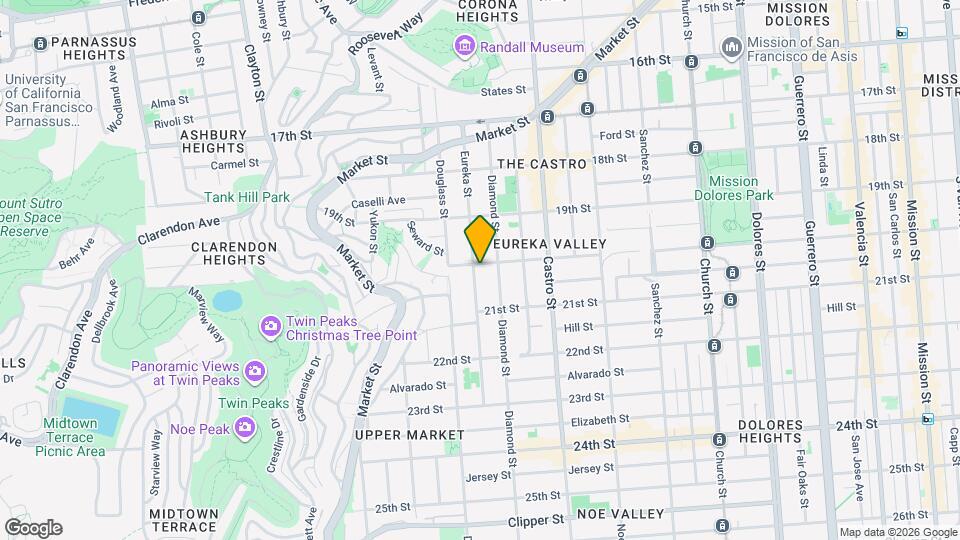 4443 20th St Map and Location Details