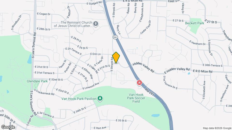 3023 S Shrank Rd Map and Location Details