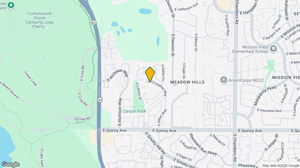 4045 S Crystal Cir Map and Location Details