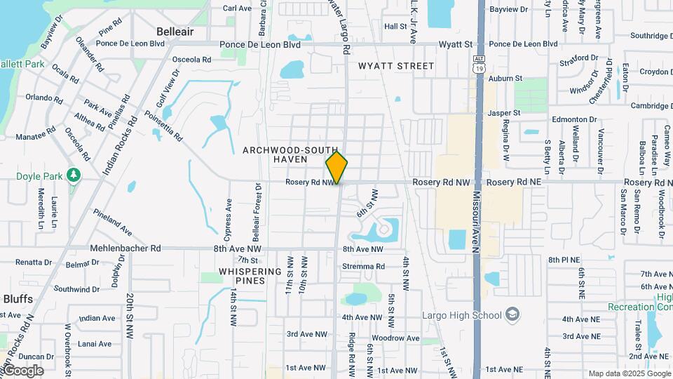 1159 Clearwater-Largo Rd Map and Location Details