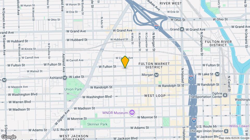 214 N Racine Ave Mapa y Detalles de la Ubicación
