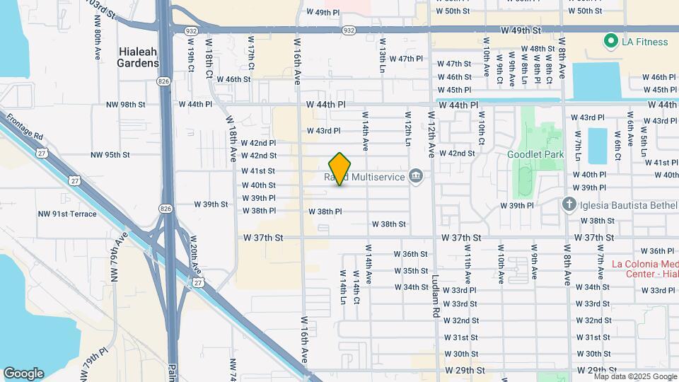 1475 W 39th Pl Map and Location Details