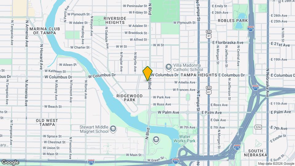 2410 N Blvd Map and Location Details
