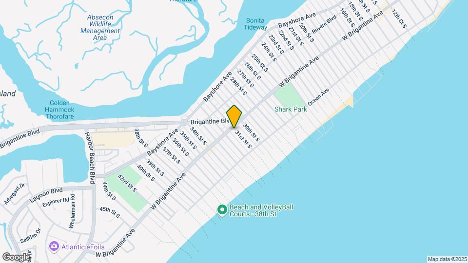 3100 W Brigantine Ave, Unit 5 Map and Location Details