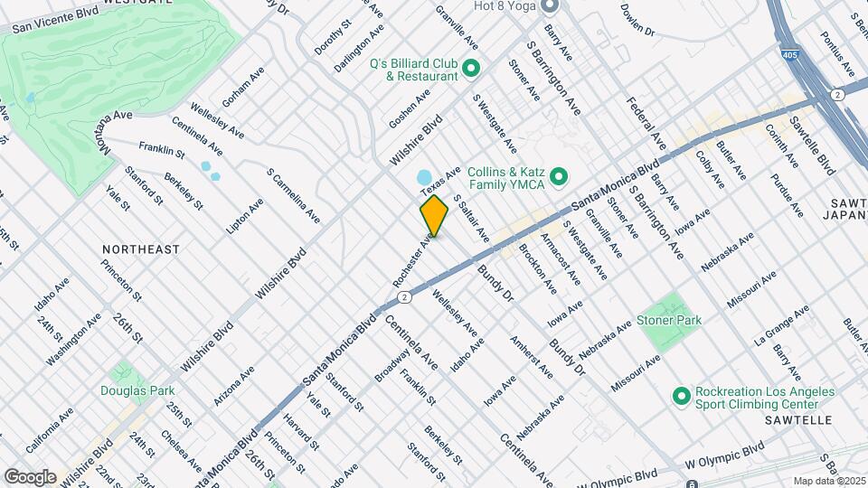 1408 Amherst Ave Map and Location Details