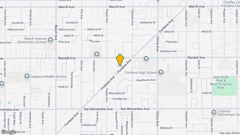 9384 Fontana Ave Mapa y Detalles de la Ubicación