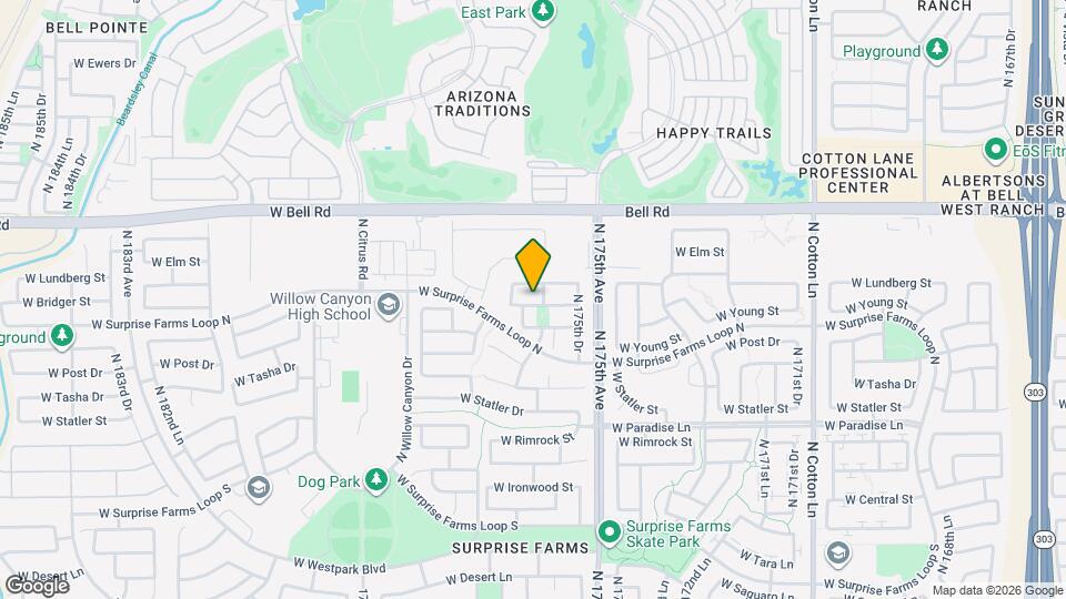 17646 W Bridger St Mapa y Detalles de la Ubicación