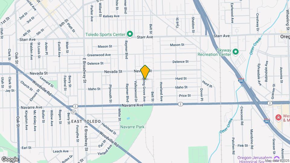 1702 Hurd St Map and Location Details