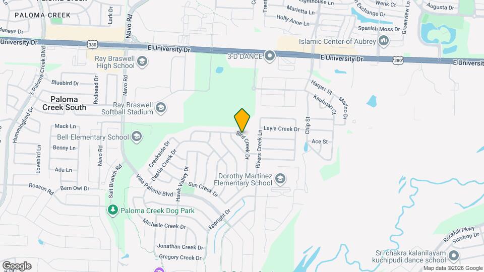 816 Bird Creek Dr Map and Location Details