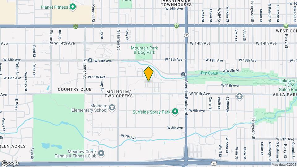 5664 W 11th Pl Map and Location Details