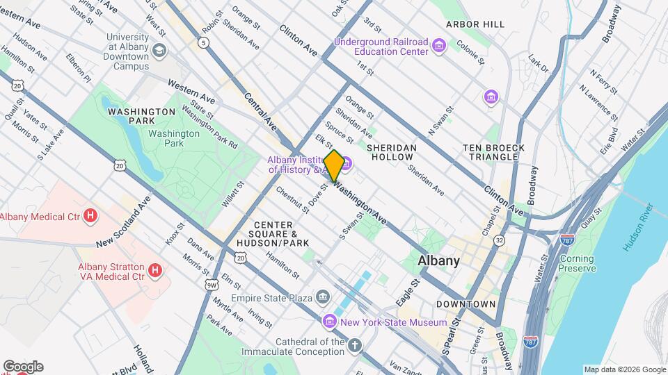 142 Washington Ave, Unit 203 Map and Location Details