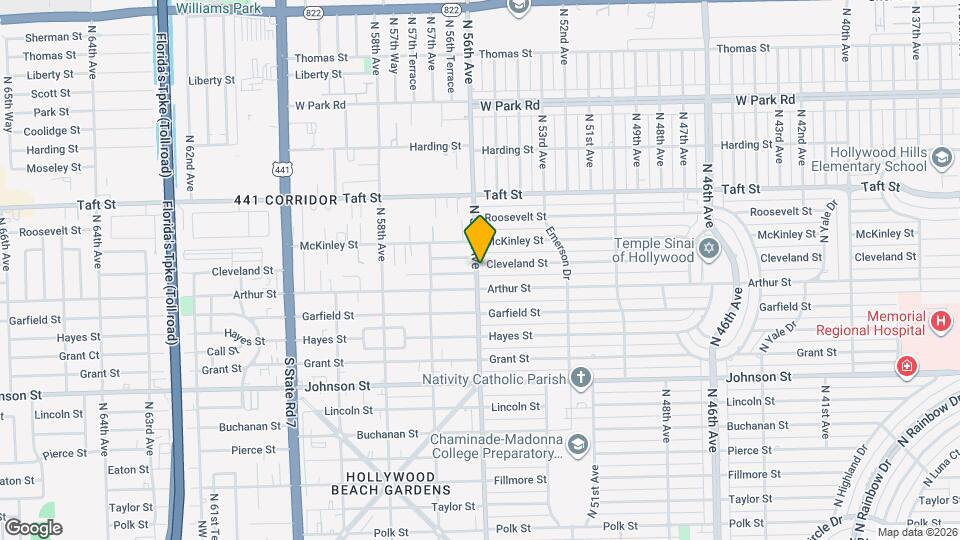 5524 Cleveland St Map and Location Details