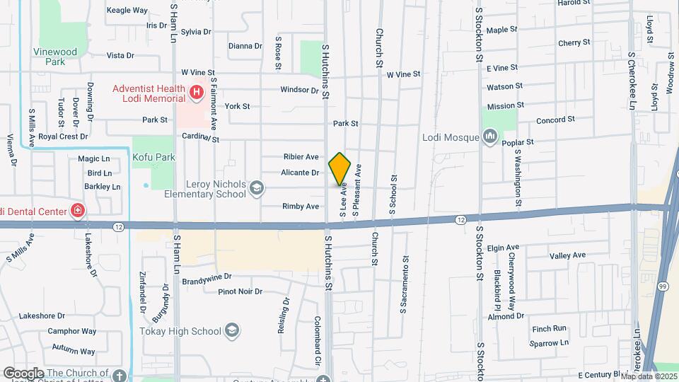 1301 S Lee Ave Map and Location Details