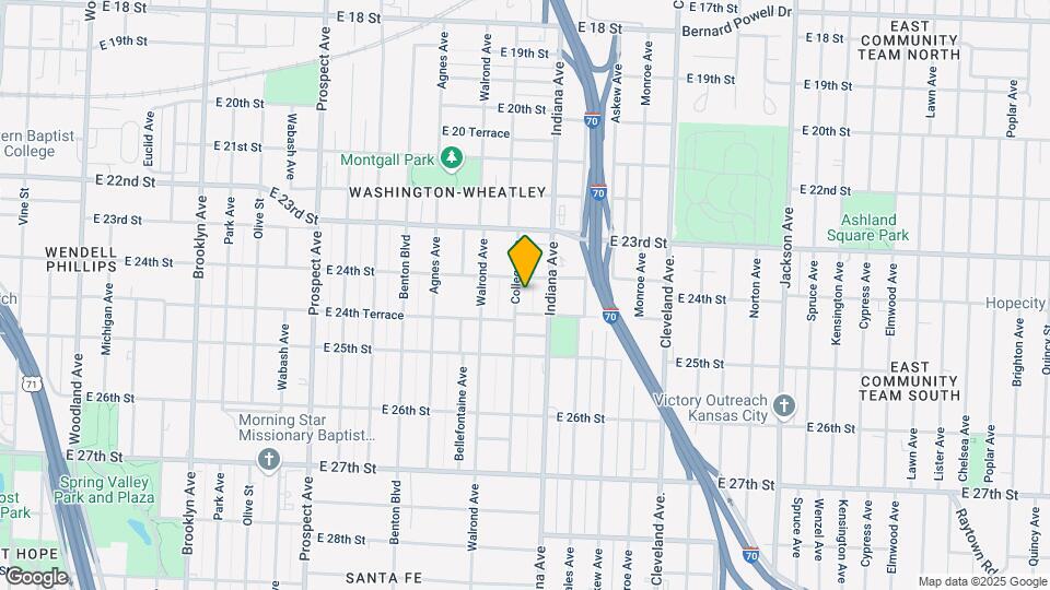 2413 College Ave Map and Location Details