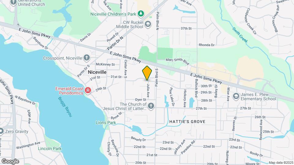 1002 Julia Ave Map and Location Details