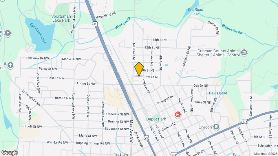 112 9th St NE Map and Location Details