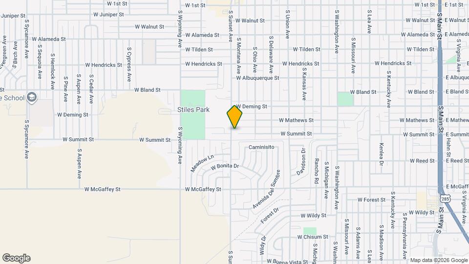 1219 W Summit St Map and Location Details