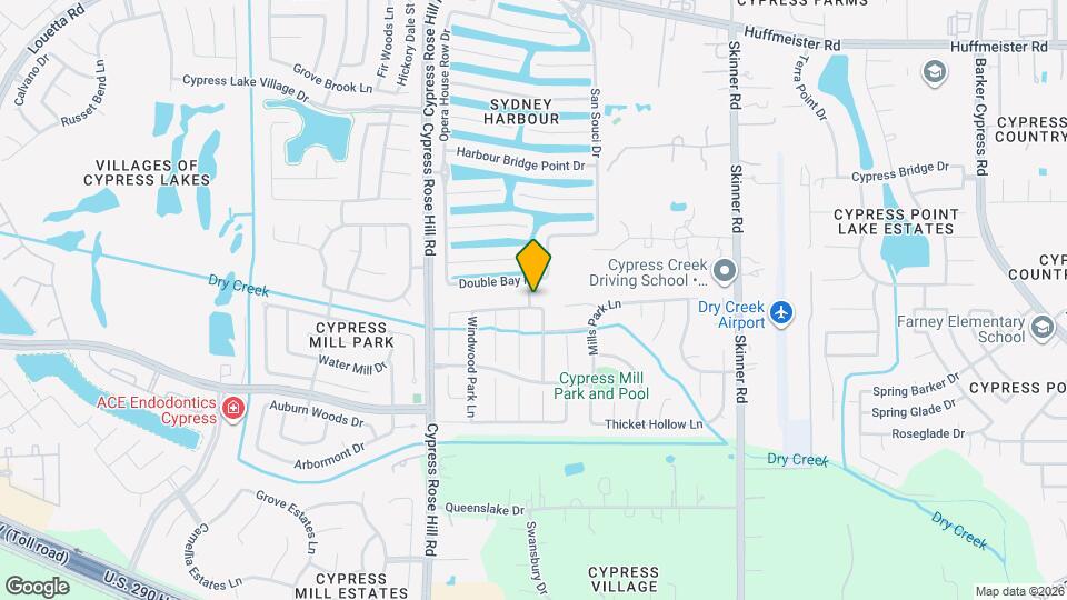 17910 Cypress Valley Ln Map and Location Details