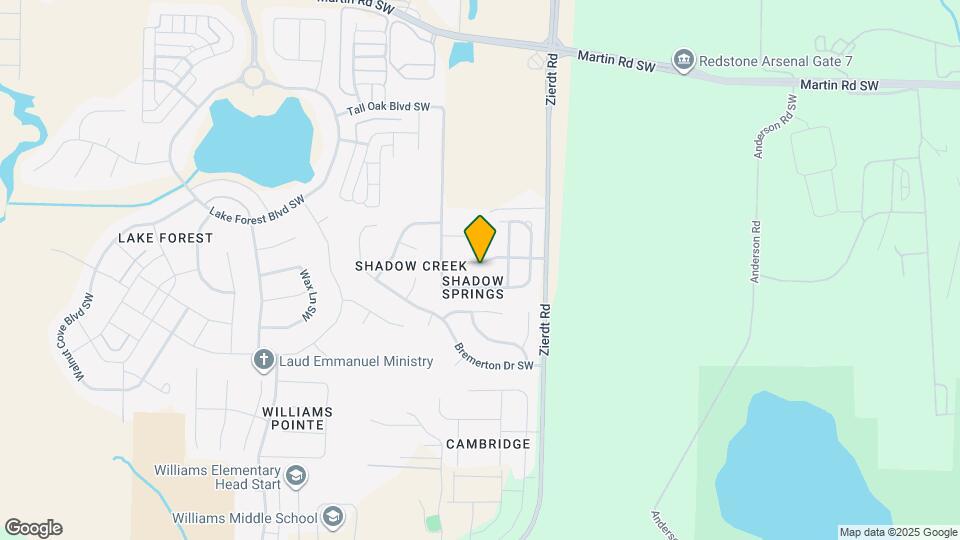 209 Shadow Cove Dr SW Map and Location Details